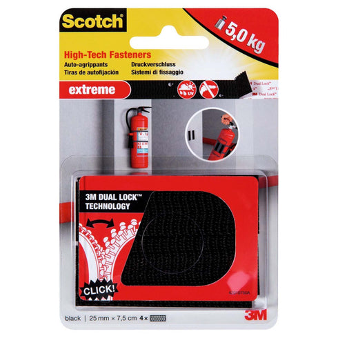 Scotch Extreme borrelåsteip / bånd - 25 x 75 mm - 4-pakning